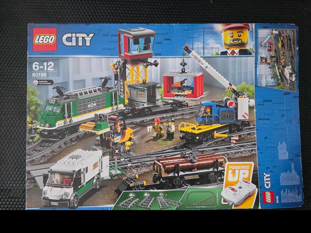 LEGO City Goederentrein 60198 COMPLEET, Kinderen en Baby's, Speelgoed | Duplo en Lego, Ophalen of Verzenden, Zo goed als nieuw