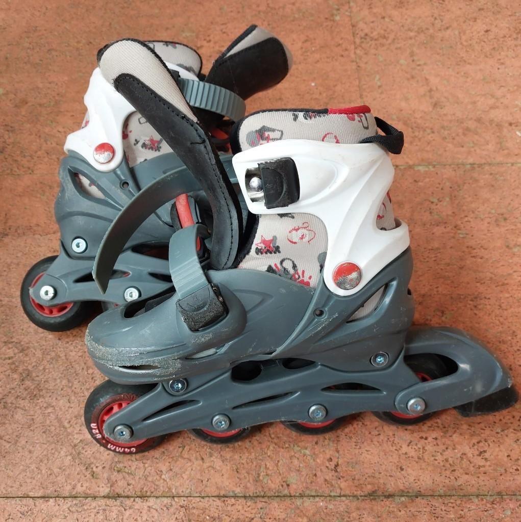 Nijdam inline quad skate maat 30 - 33, Kinderen, Ophalen of Verzenden, Verstelbaar, Gebruikt