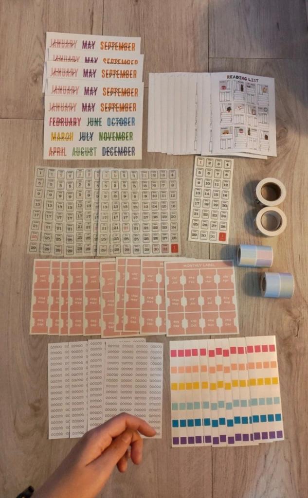 Scrapbook/Journaling Stickers en Sjablonen Set, Hobby en Vrije tijd, Scrapbooking, Ophalen of Verzenden, Nieuw