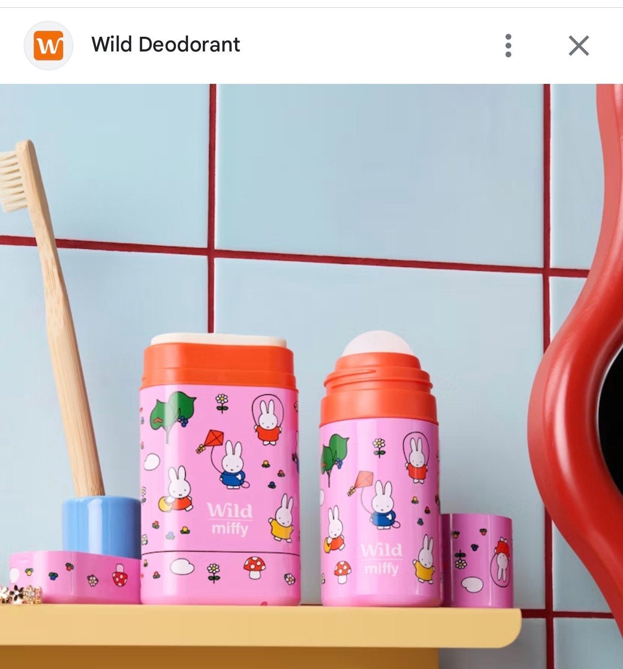 GEZOCHT: Wild x Miffy Deodorant Roll-on Case & Stick Case, Ophalen of Verzenden, Nieuw, Deodorant of Bodyspray