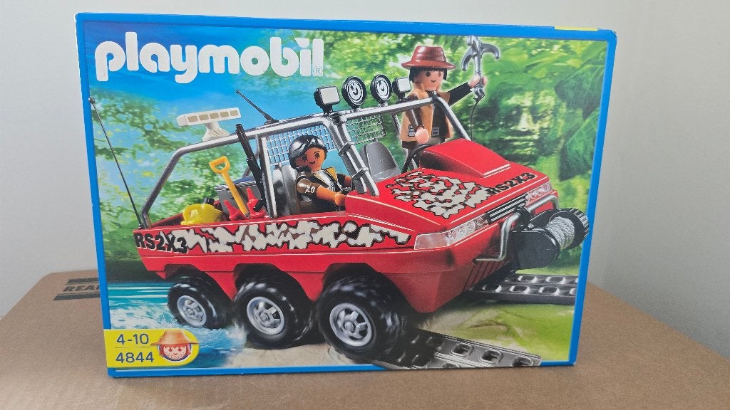 Playmobil 4844 Amfibie vaartuig nieuw in doos, Complete set, Voertuig, Nieuw, Ophalen of Verzenden