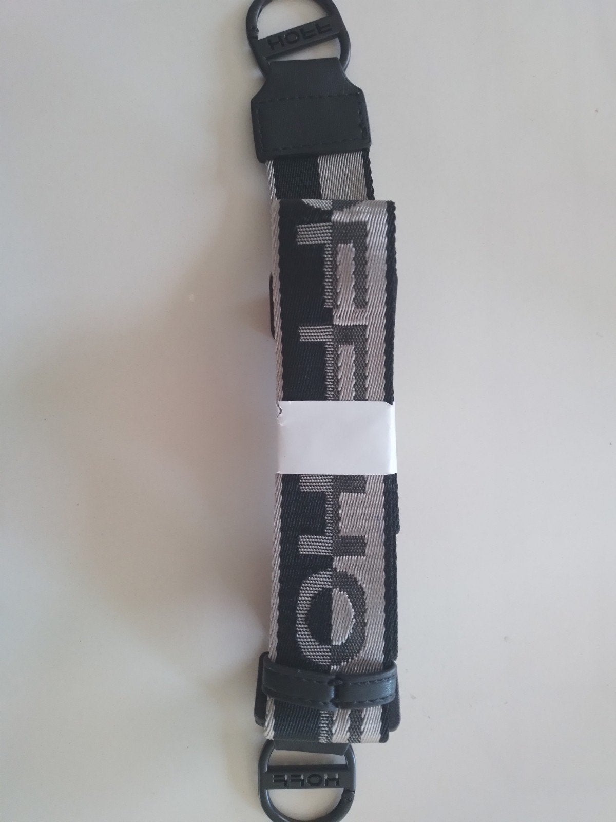 Nieuwe Hoff tasband zwart met grijs, Ophalen of Verzenden