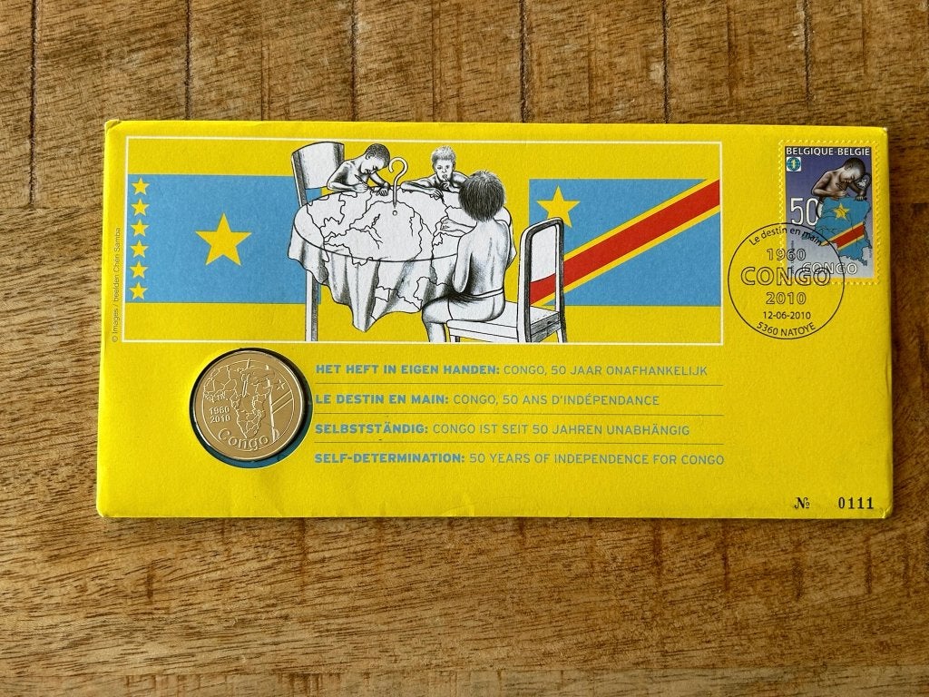 Penning Congo, Ophalen of Verzenden, Overige materialen