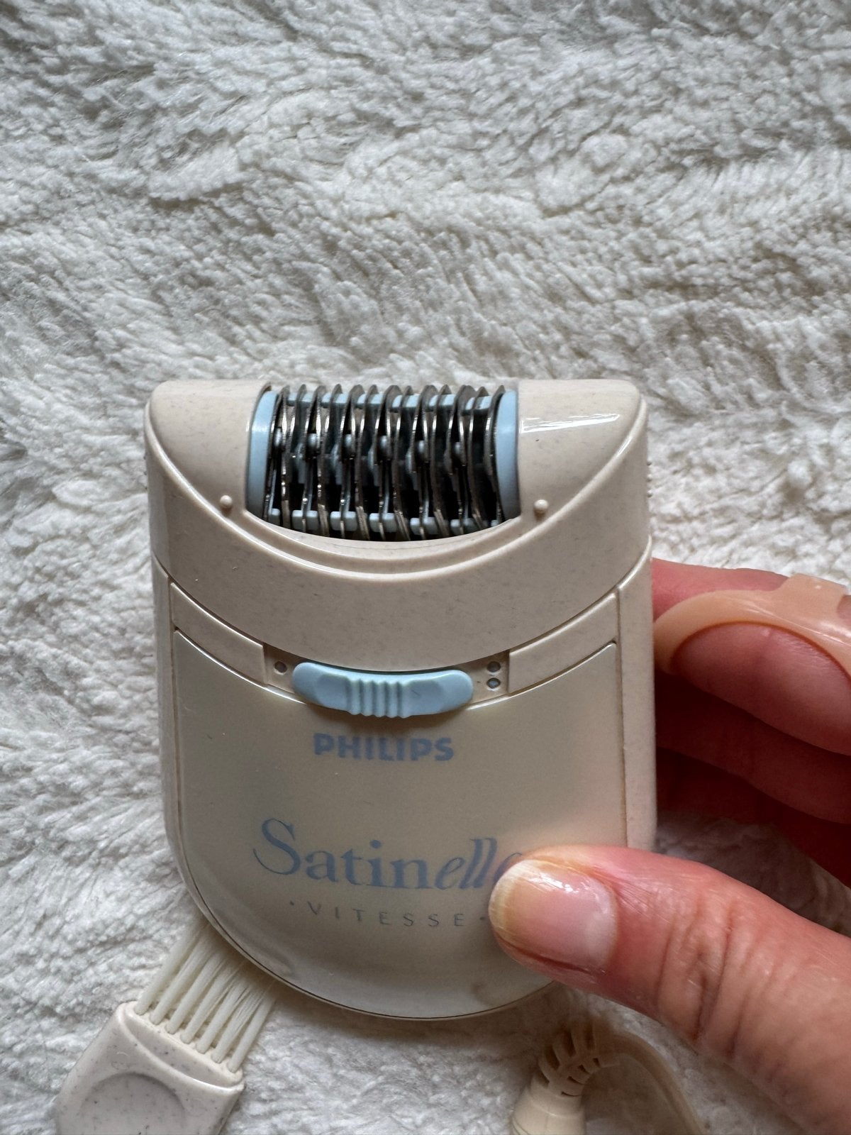 Philips Satinelle Vitesse Epilator met Oplader en Zakje, Witgoed en Apparatuur, Persoonlijke-verzorgingsapparatuur, Ophalen of Verzenden