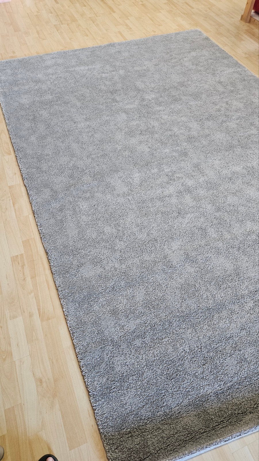 IKEA Stoense vloerkleed 200x300 cm - Midden grijs, Vierkant, 200 cm of meer, Ophalen of Verzenden, Zo goed als nieuw