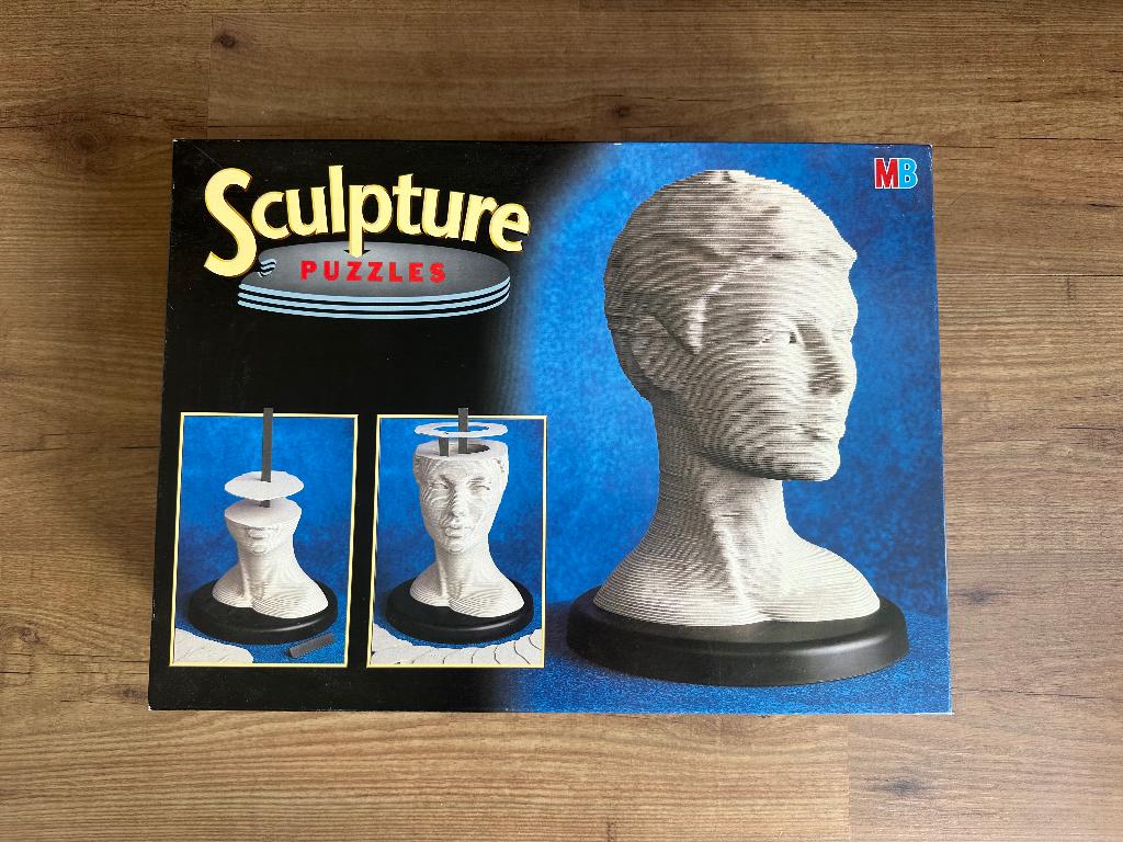 3D Sculpture Puzzel: Egyptisch Hoofd - Puzzel, Hobby en Vrije tijd, Ophalen of Verzenden, Minder dan 500 stukjes, Zo goed als nieuw
