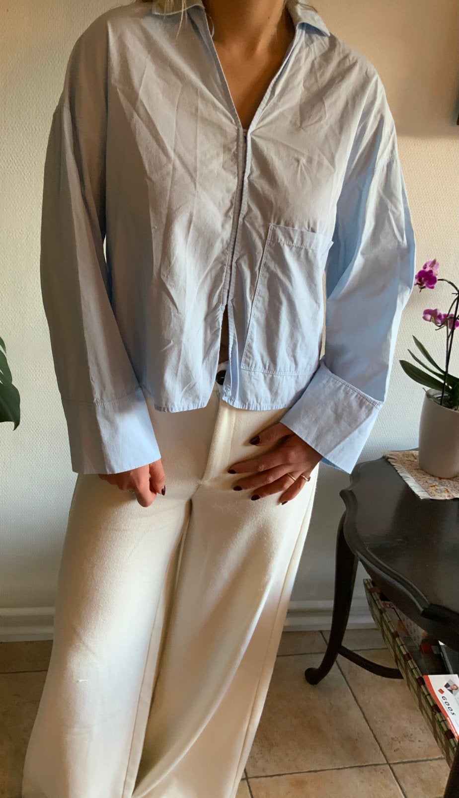 MY ESSENTIAL WARDROBE. Dames blouse maat 36, Ophalen of Verzenden, Zo goed als nieuw, Maat 36 (S), Blauw