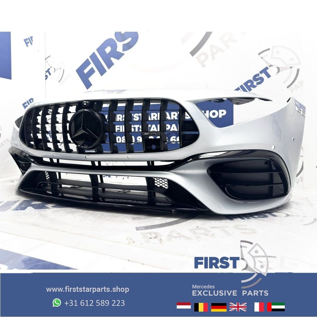 W177 A KLASSE 2025 A45 A45S AMG VOORBUMPER FACELIFT COMPLEET, Gebruikt, -, Voor, Ophalen of Verzenden