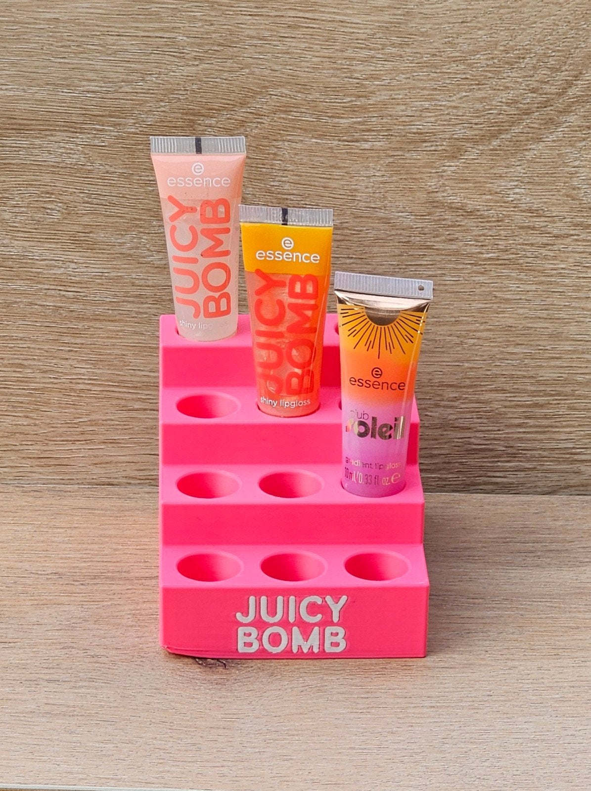 Juicy Bomb houder 3D geprint roze-wit, Sieraden, Tassen en Uiterlijk, Lippen, Nieuw, Ophalen of Verzenden, Roze