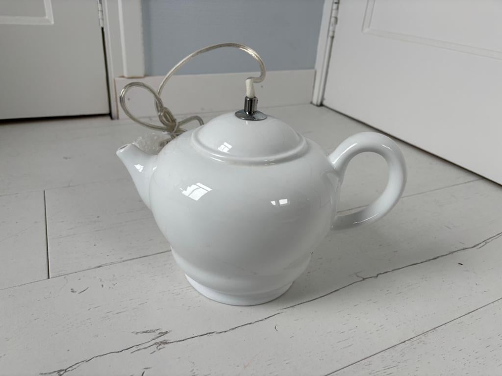 Theepot Lamp - Nieuw in doos, Ophalen, Nieuw, Overige materialen