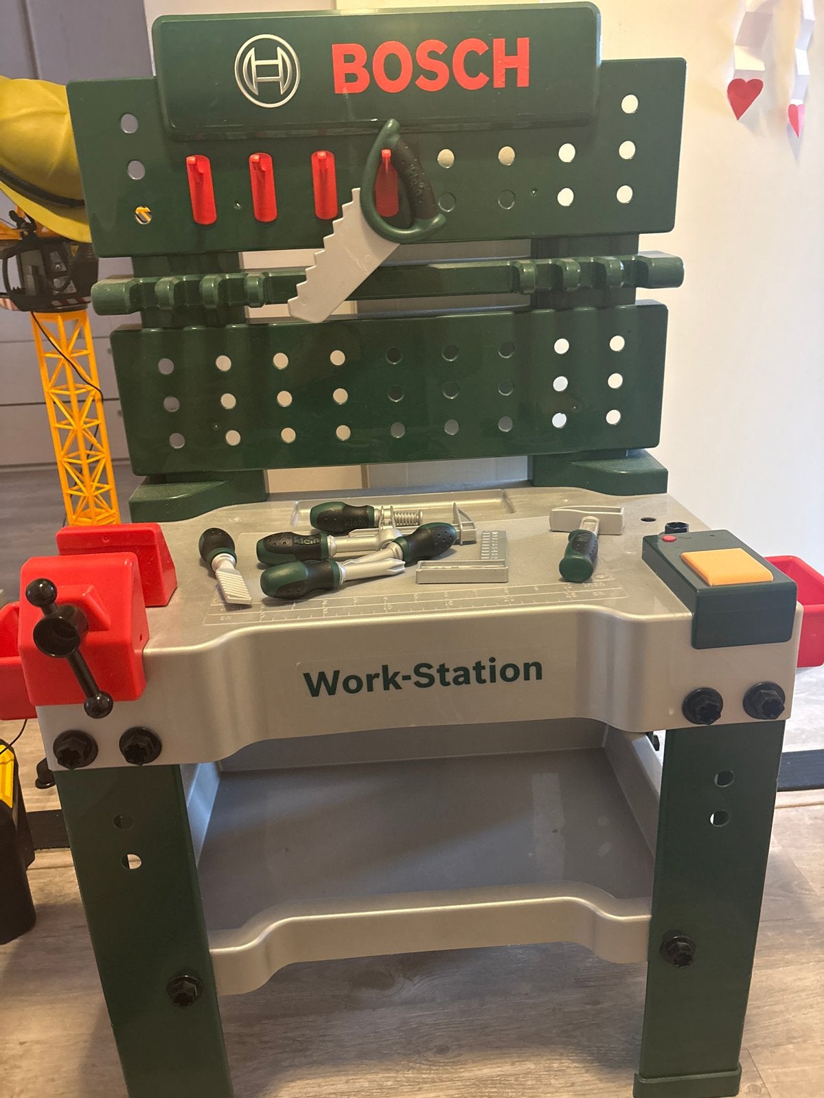 Bosch Werkbank met gereedschap voor kinderen, Ophalen, Gebruikt