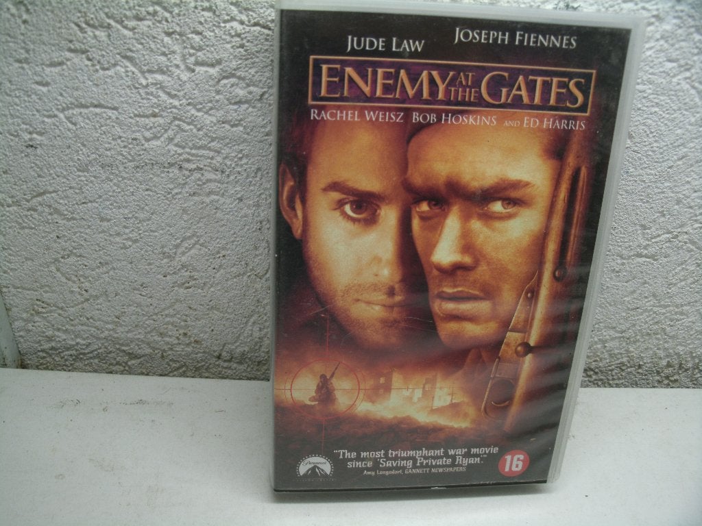 vhs 173b enemy at the gates, Cd's en Dvd's, VHS | Film, Alle leeftijden, Ophalen of Verzenden, Zo goed als nieuw, Actie en Avontuur