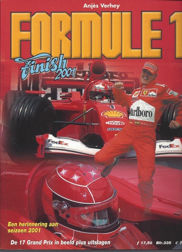 Formule 1 Finish 2001 - A Verhey, Verzamelen, Automerken, Motoren en Formule 1, Verzenden, Zo goed als nieuw, Formule 1