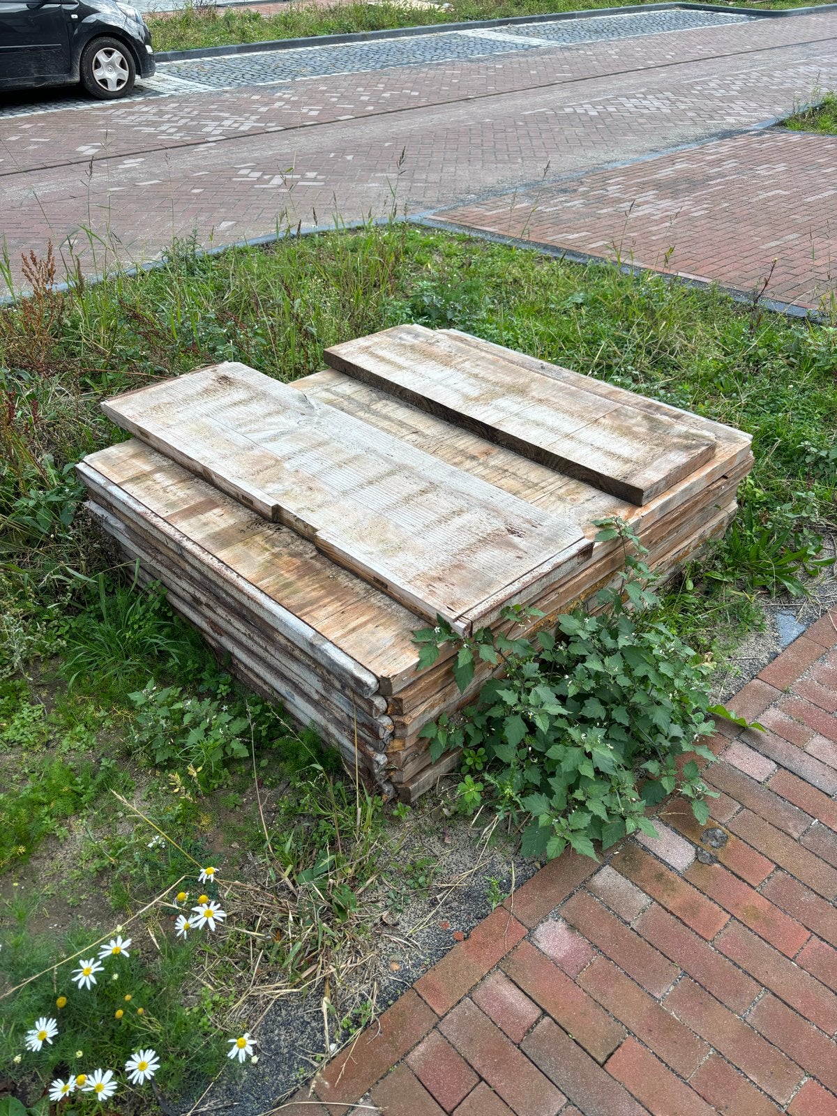 Gebruikte Steenschotten | GRATIS!, Ophalen, Gebruikt, Plank, 50 mm of meer