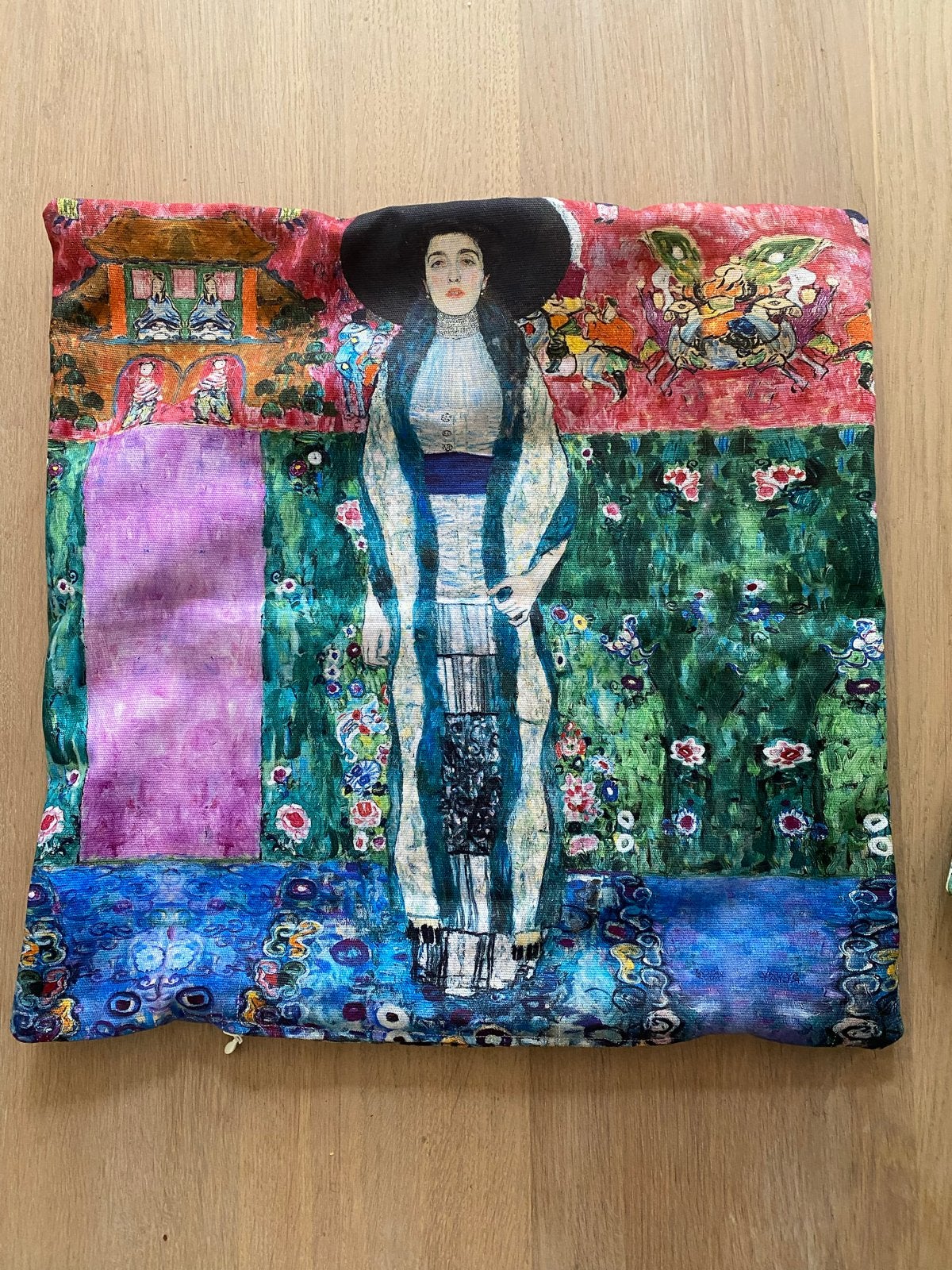 Sierkussensloop 40x40cm - Klimt stijl, Overige merken, Meerkleurig, Met print, Nieuw