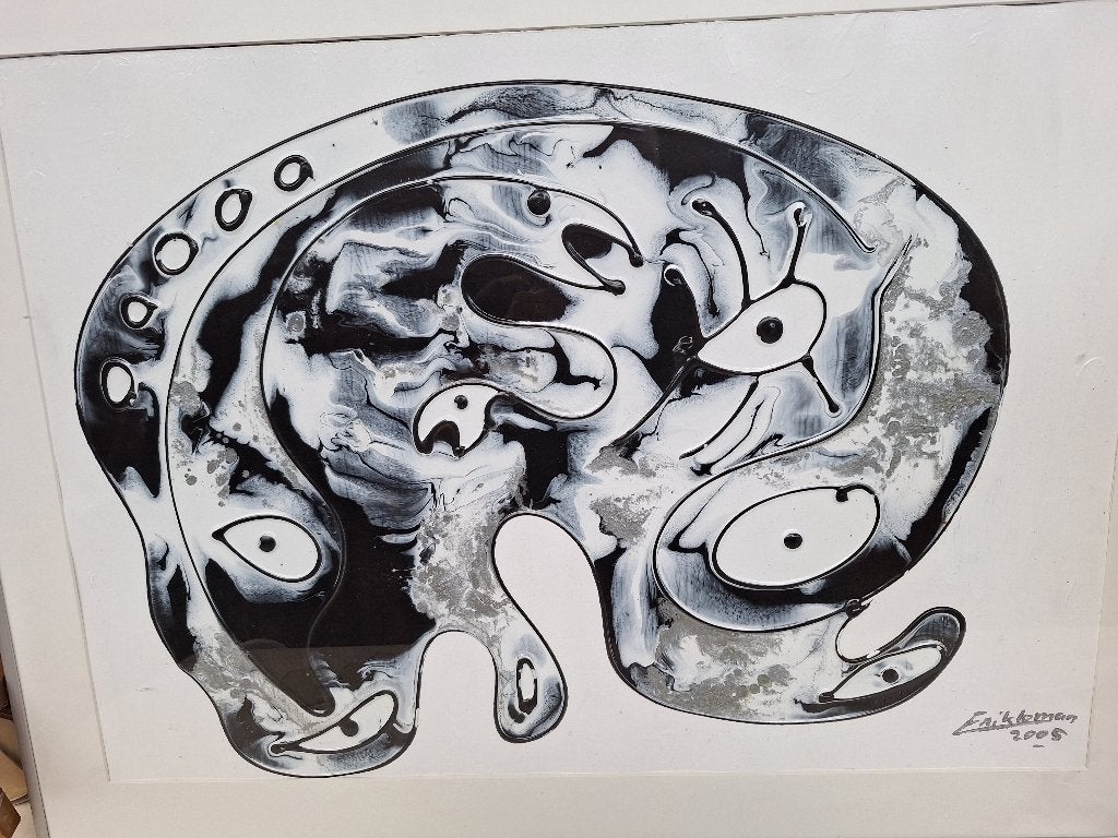Schilderij, Antiek en Kunst, Ophalen of Verzenden, Abstract, Overige onderwerpen