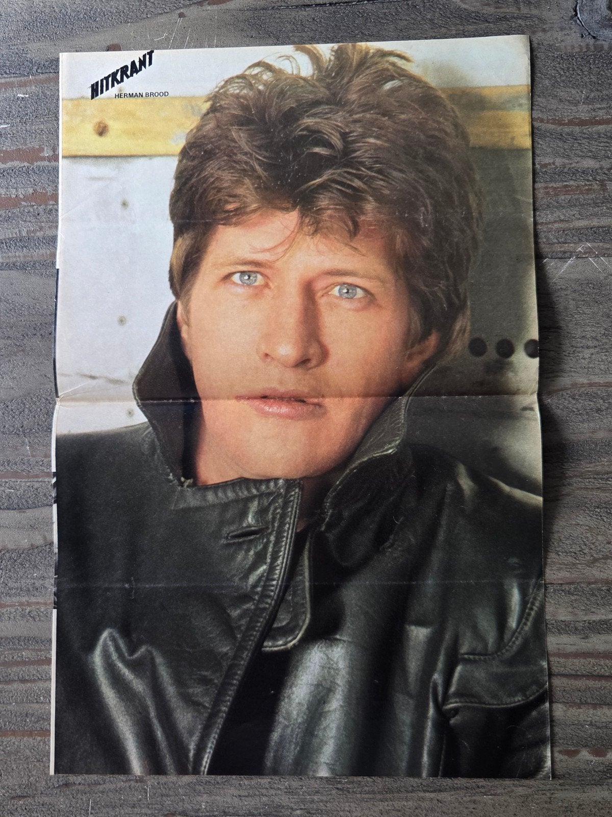 Vintage Herman Brood Poster, Verzamelen, Posters, Zo goed als nieuw, Muziek, A1 t/m A3, Rechthoekig Staand, Ophalen of Verzenden