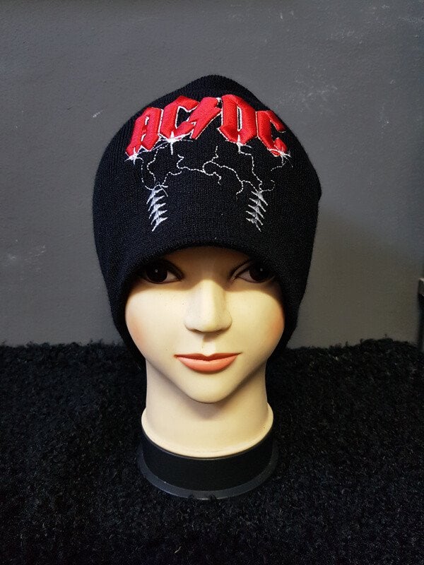 Dikke muts, ACDC, rock, hardrock, mutsen, Kleding | Heren, Ophalen of Verzenden, Nieuw, Overige maten, Muts