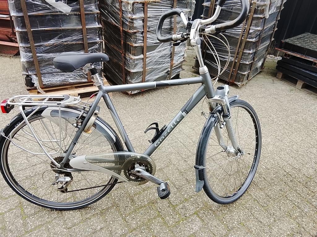 Gazelle damesfiets grijs met versnellingen, Ophalen of Verzenden
