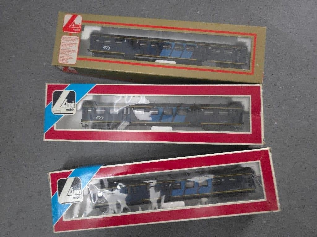 Lima NS Intercity Rijtuigen Set (3 stuks), Gebruikt, Gelijkstroom, Wagon, Ophalen of Verzenden
