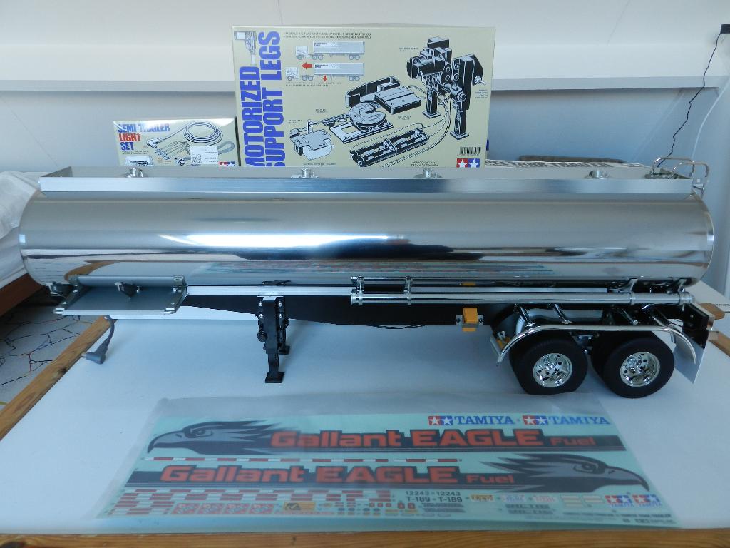 Tamiya Tank trailer, Hobby en Vrije tijd, Modelbouw | Radiografisch | Auto's, Ophalen, Schaal 1:14, Nieuw, Onderdeel