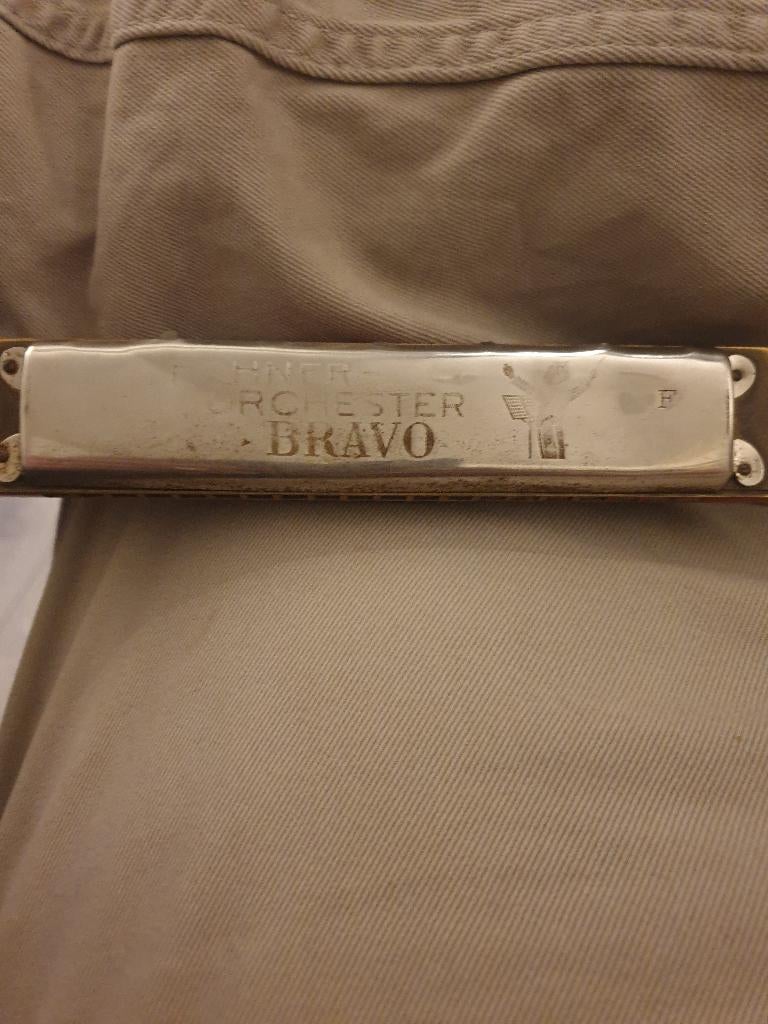 Hohner orchester bravo, Muziek en Instrumenten, Blaasinstrumenten | Mondharmonica's, Ophalen, Gebruikt