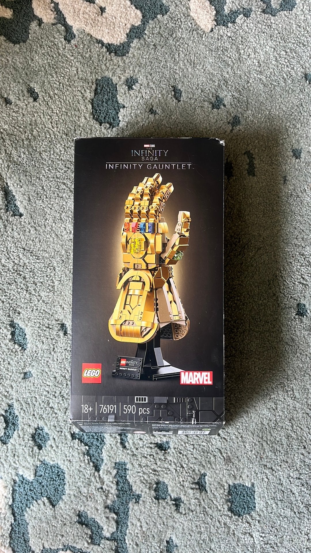 Mooie lego thanos handschoen, Ophalen of Verzenden, Zo goed als nieuw