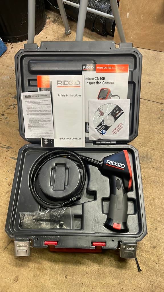 Ridgid CA100 inspectie camera, Ophalen of Verzenden, Zo goed als nieuw