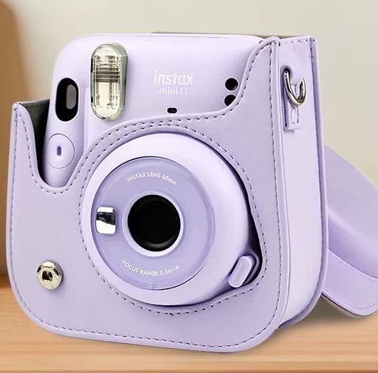 Fujifilm Instax Mini 11 met hoes - Zo goed als nieuw, Ingebouwde flitser, Instant camera, Ophalen of Verzenden, Zo goed als nieuw