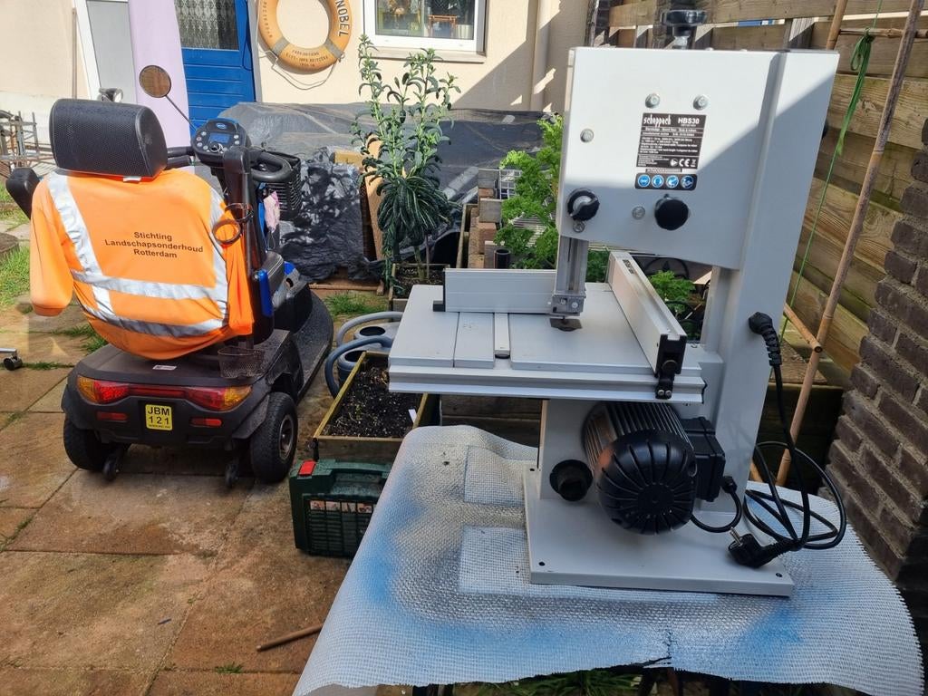 Sheppach lintzaag - Perfect voor precisiewerk, Doe-het-zelf en Verbouw, Gebruikt, 70 mm of meer, Ophalen of Verzenden, Sheppach