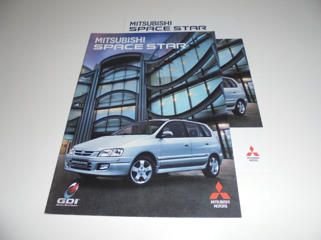 brochure Mitsubishi Space Star  2001, Ophalen of Verzenden, Zo goed als nieuw, Mitsubishi