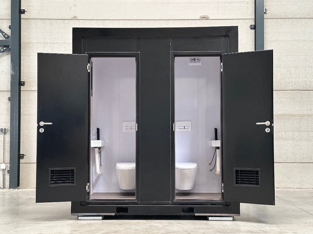 Dubbele Luxe Mobiele Toilet Wc Unit - Sanitair Unit - Dixie