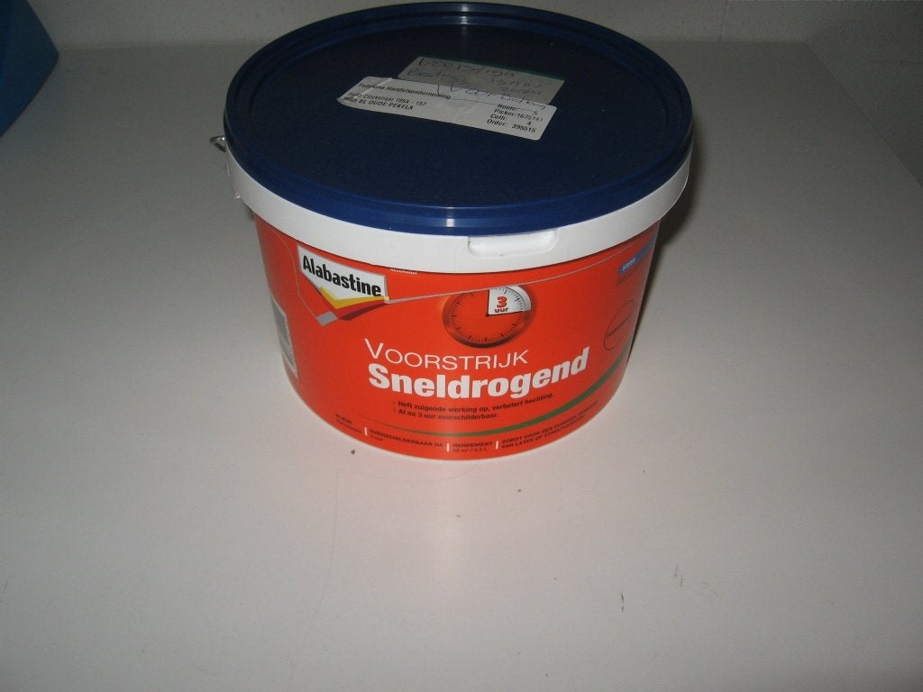 Alabastine voorstrijk voor behang 1,8 liter €7.50, Doe-het-zelf en Verbouw, Verf, Beits en Lak, Ophalen of Verzenden, Nieuw, Wit