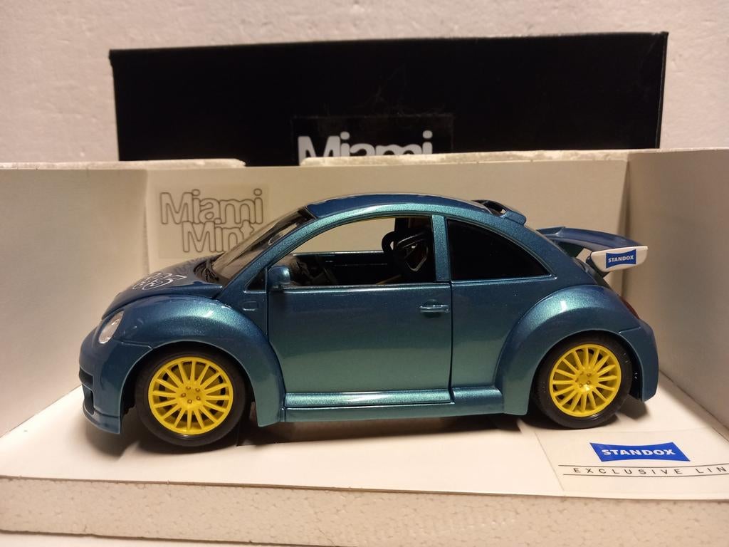 Volkswagen Beetle Cup RSI Miami Mint blue Standox 1:18 KRD, Ophalen of Verzenden, Zo goed als nieuw, Auto, Overige merken
