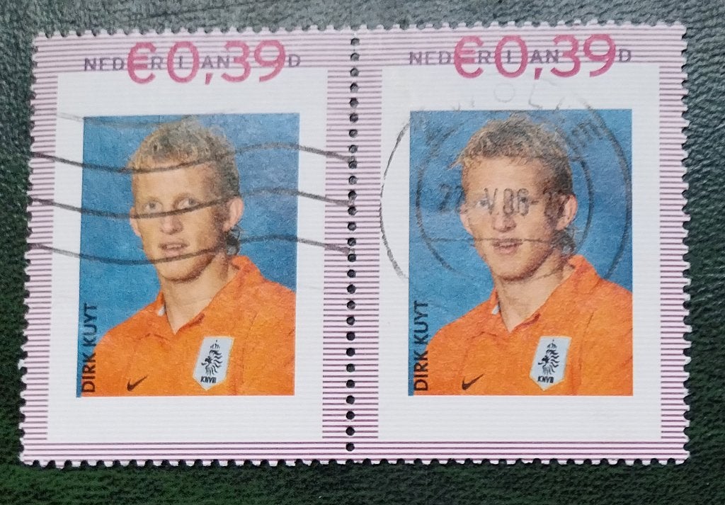 Oranje 13: WK 2006, Dirk Kuyt (paartje), Verzenden, Na 1940, Gestempeld