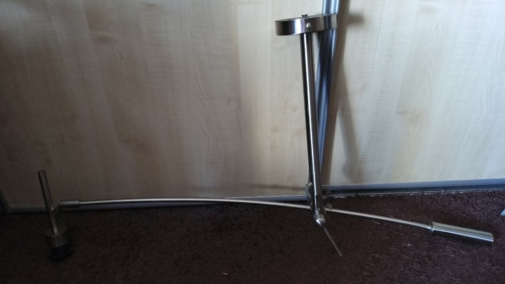 Plafondlamp E27 fitting zonder lampenkap, Ophalen, Modern, E27 (groot), Zo goed als nieuw