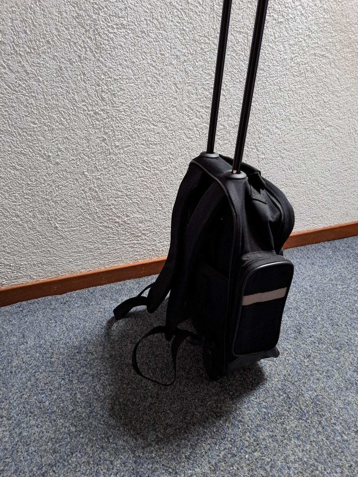rolkoffer/rugtas, Computers en Software, Laptoptassen, Handvat, Trolleytas, Ophalen of Verzenden, Zo goed als nieuw