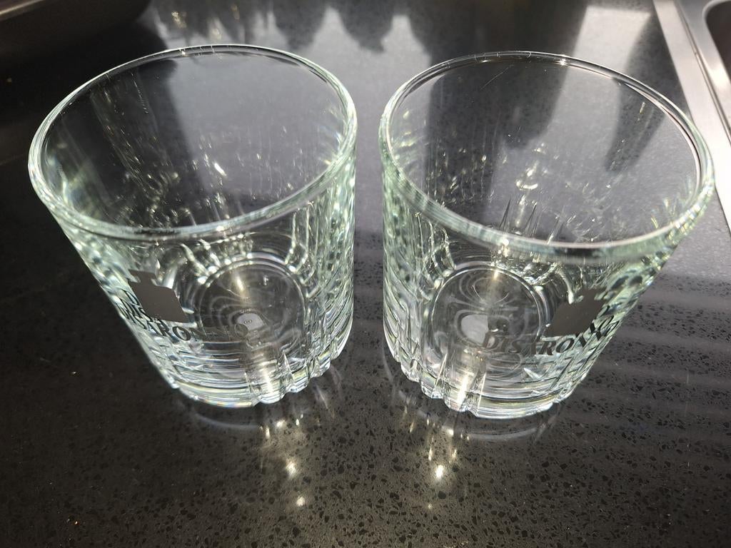 2 Disaronno glazen. Nieuw!, Huis en Inrichting, Glas of Glazen, Nieuw, Ophalen of Verzenden, Glas