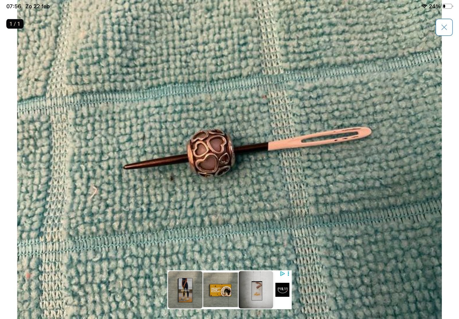 Pandora Hartjes bedel, Sieraden, Tassen en Uiterlijk, Bedels, Verzenden, Zo goed als nieuw, Zilver, Pandora