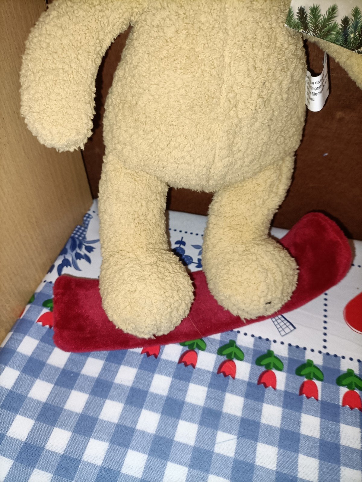 Freddy the Teddy knuffel op snowboard Limited Edition, Ophalen of Verzenden, Zo goed als nieuw, Overige typen