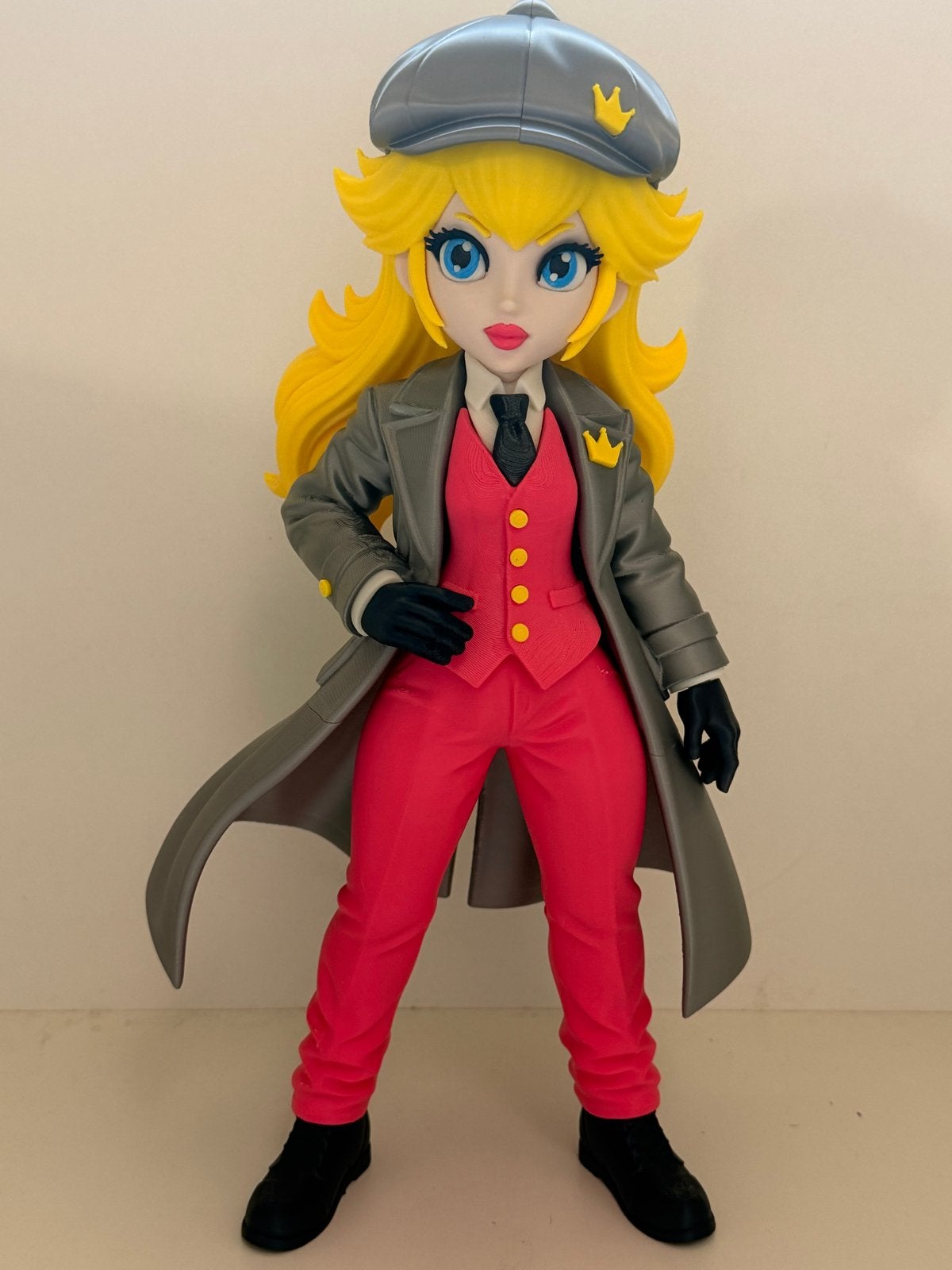 Princess Peach Detective Figuur - Super Mario Odyssey, Ophalen of Verzenden, Zo goed als nieuw