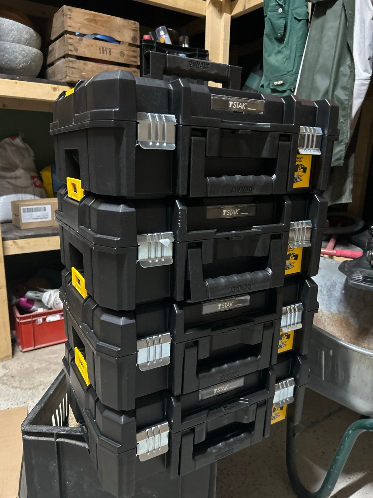 Lege DeWalt T-Stak koffer voor gereedschap, Ophalen of Verzenden, Nieuw, Gereedschapsopslag, DeWalt