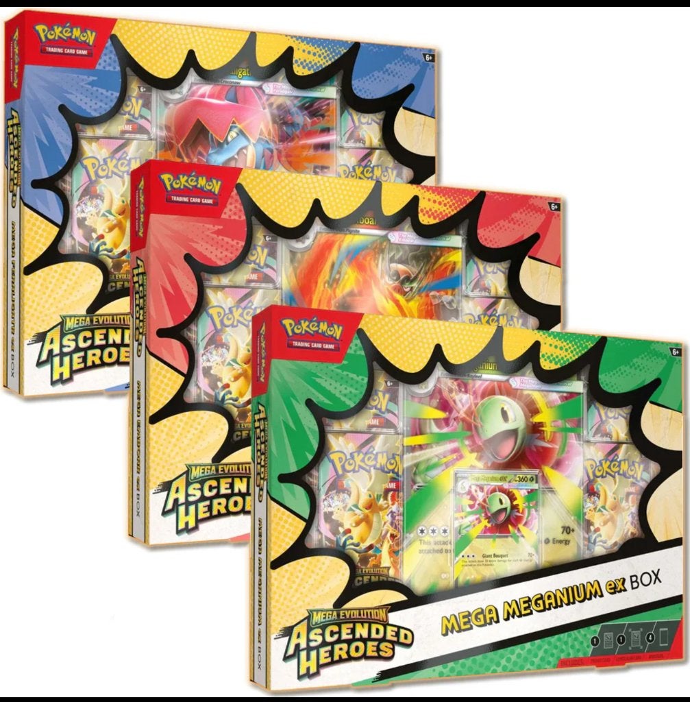Ascended Heroes Mega EX Boxen Case, Ophalen of Verzenden, Nieuw, Boosterbox