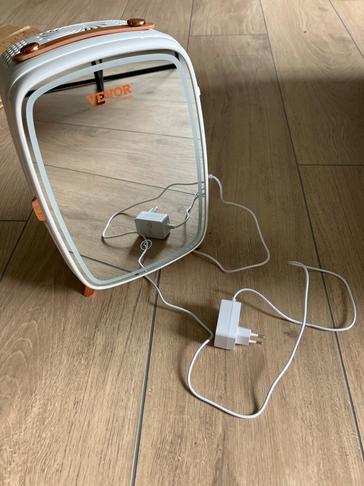 Vevor Mini Koelkast 6L met Spiegel en LED-verlichting, Witgoed en Apparatuur, Koelkasten en IJskasten, Ophalen, Zonder vriesvak