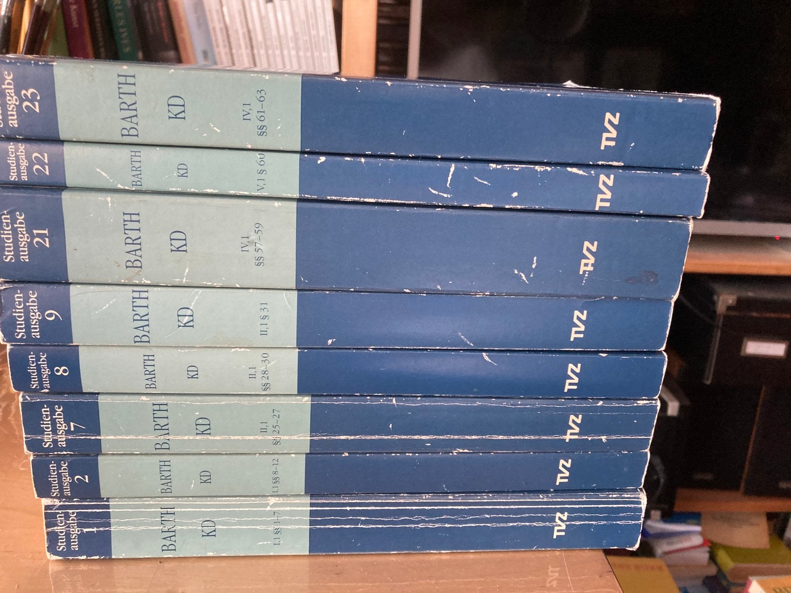 Barth - Kirchliche Dogmatik (8 paperbacks), Boeken, Ophalen of Verzenden, Zo goed als nieuw, Barth, Karl
