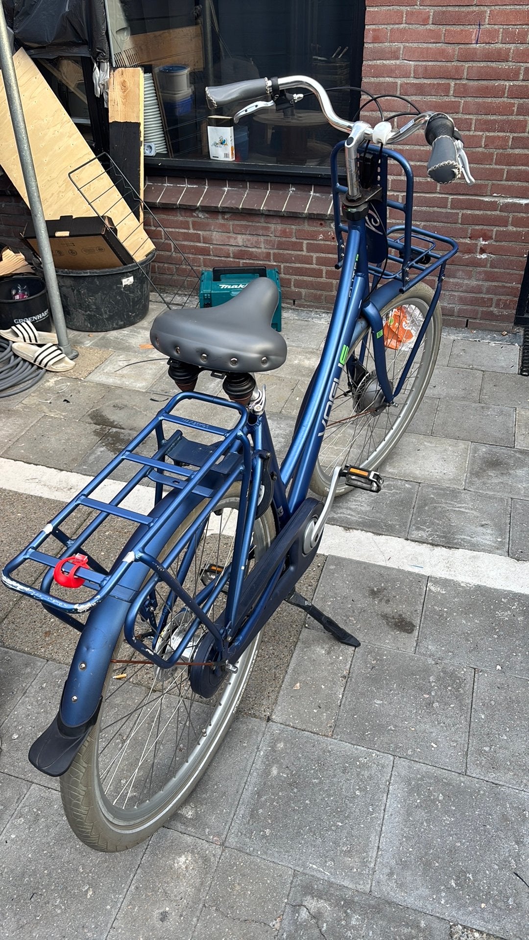 Vogue stadfiets, Fietsen en Brommers, Versnellingen, 56 cm of meer, Zo goed als nieuw, Trommelrem