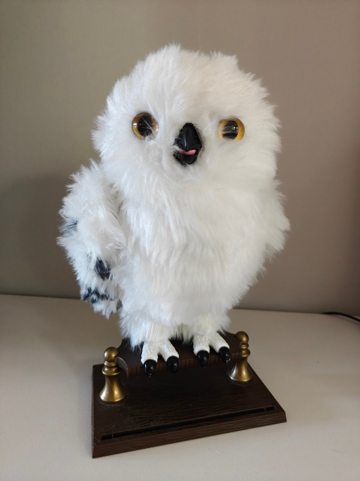 Harry Potter Hedwig Interactieve Uil - Reageert op Aanraking, Verzamelen, Harry Potter, Ophalen of Verzenden, Zo goed als nieuw