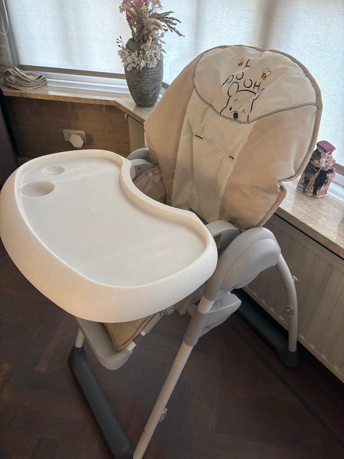 Hauck Sit'n Relax Kinderstoel - Disney Baby Winnie de Poeh, Ophalen, Gebruikt, Meegroeistoel, Gordel(s)