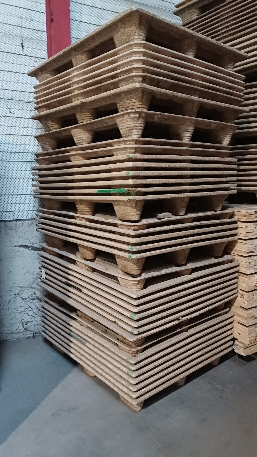 Presswood pallets 100x120 cm +/-125stuks, Ophalen, 100 cm of meer, 60 cm of meer, Overige typen
