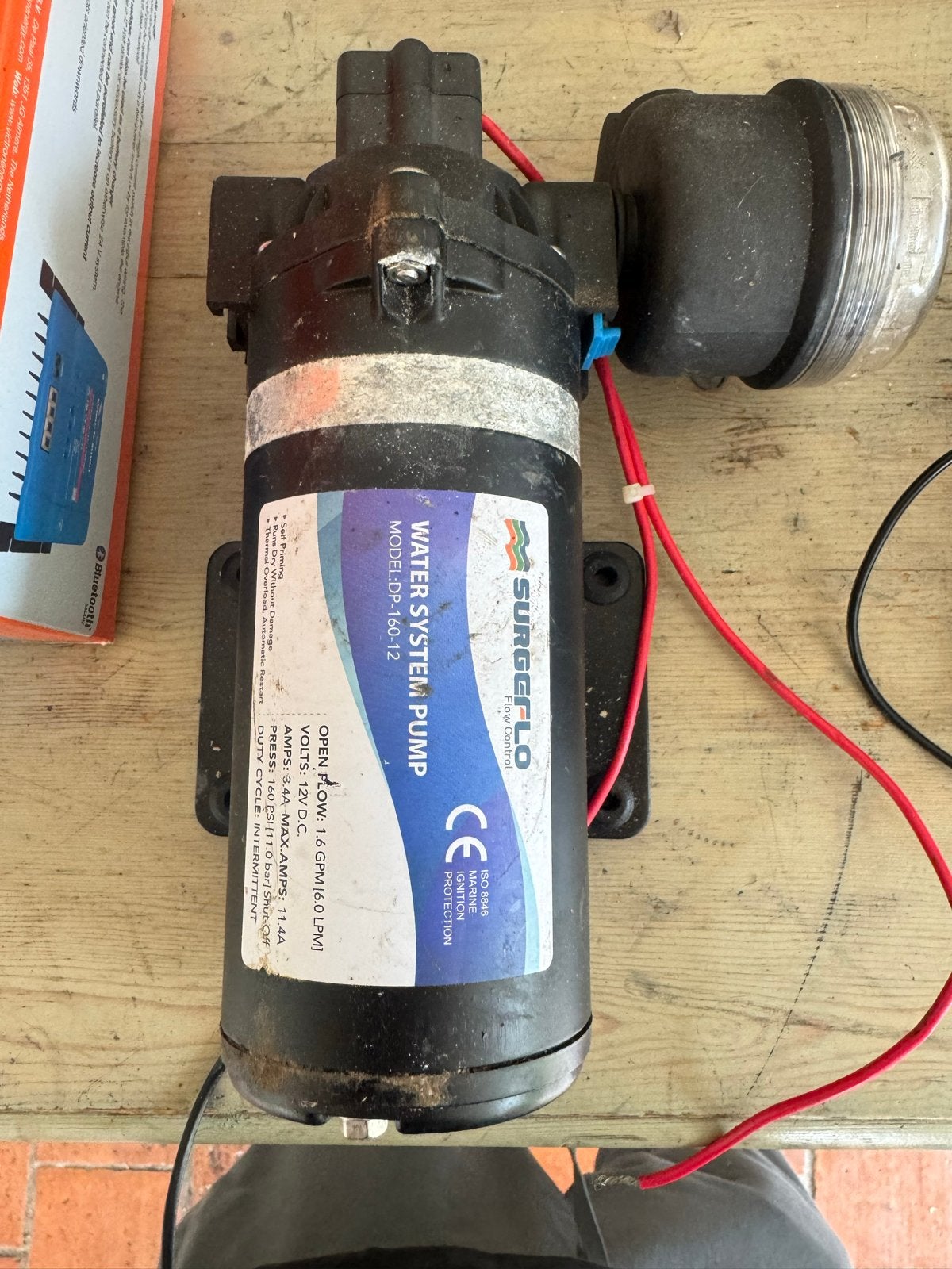 SURGEFLO Water System Pomp 12V - Model DP-160-12, Ophalen of Verzenden, Gebruikt, Motor en Techniek